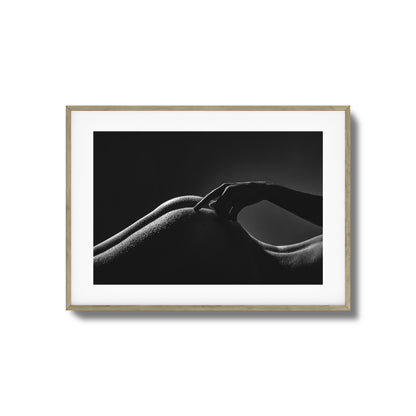Single Finger Touch Framed Art