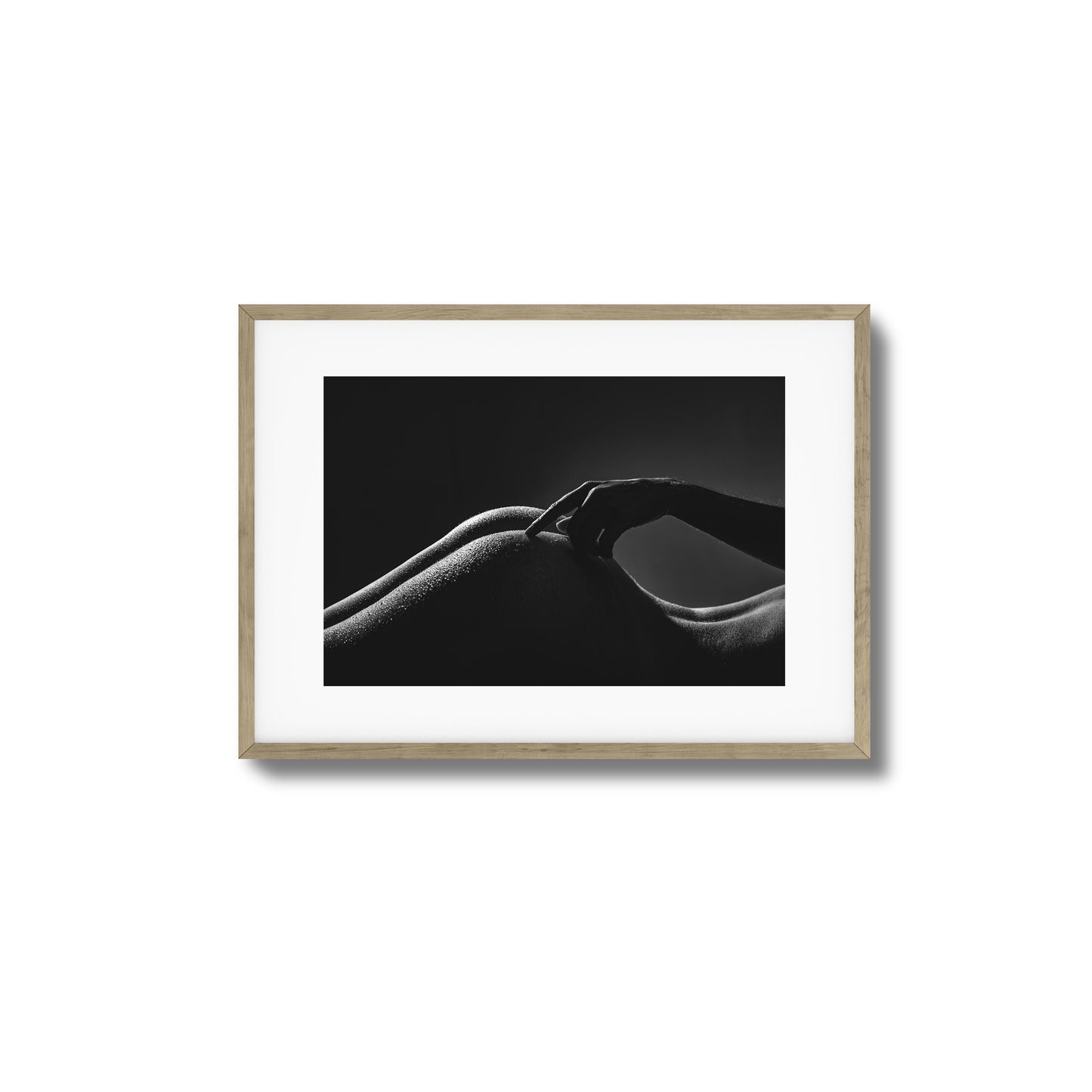 Single Finger Touch Framed Art