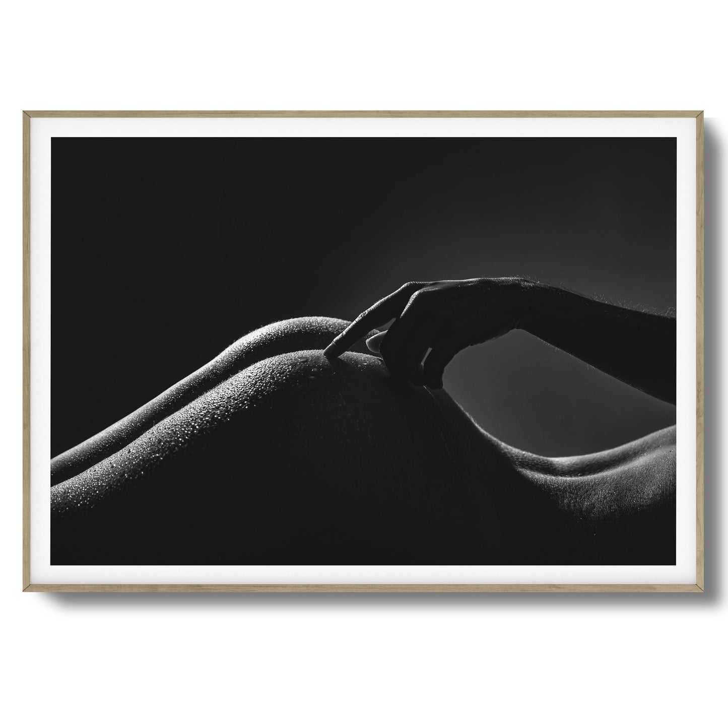 Single Finger Touch Framed Art