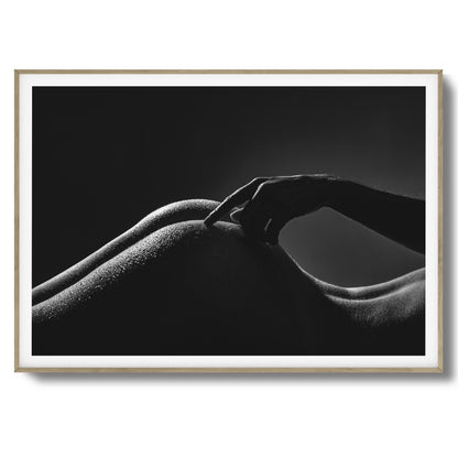 Single Finger Touch Framed Art