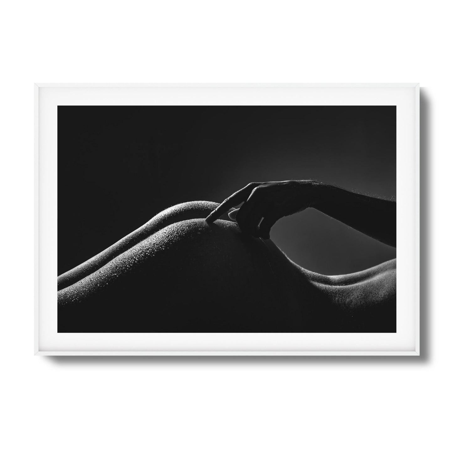 Single Finger Touch Framed Art