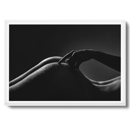 Single Finger Touch Framed Art