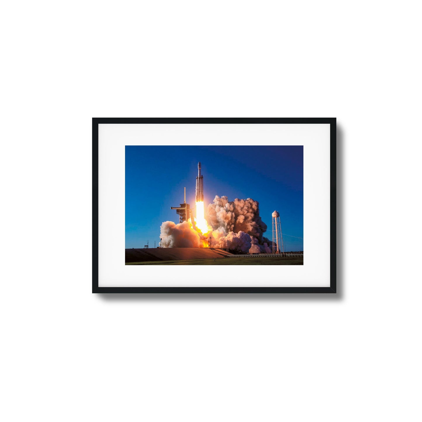 SpaceX Rocket Launch Framed Art