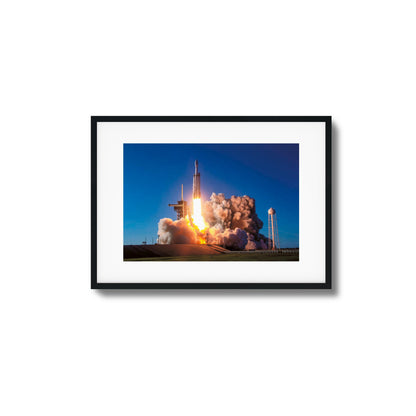 SpaceX Rocket Launch Framed Art