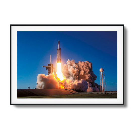 SpaceX Rocket Launch Framed Art