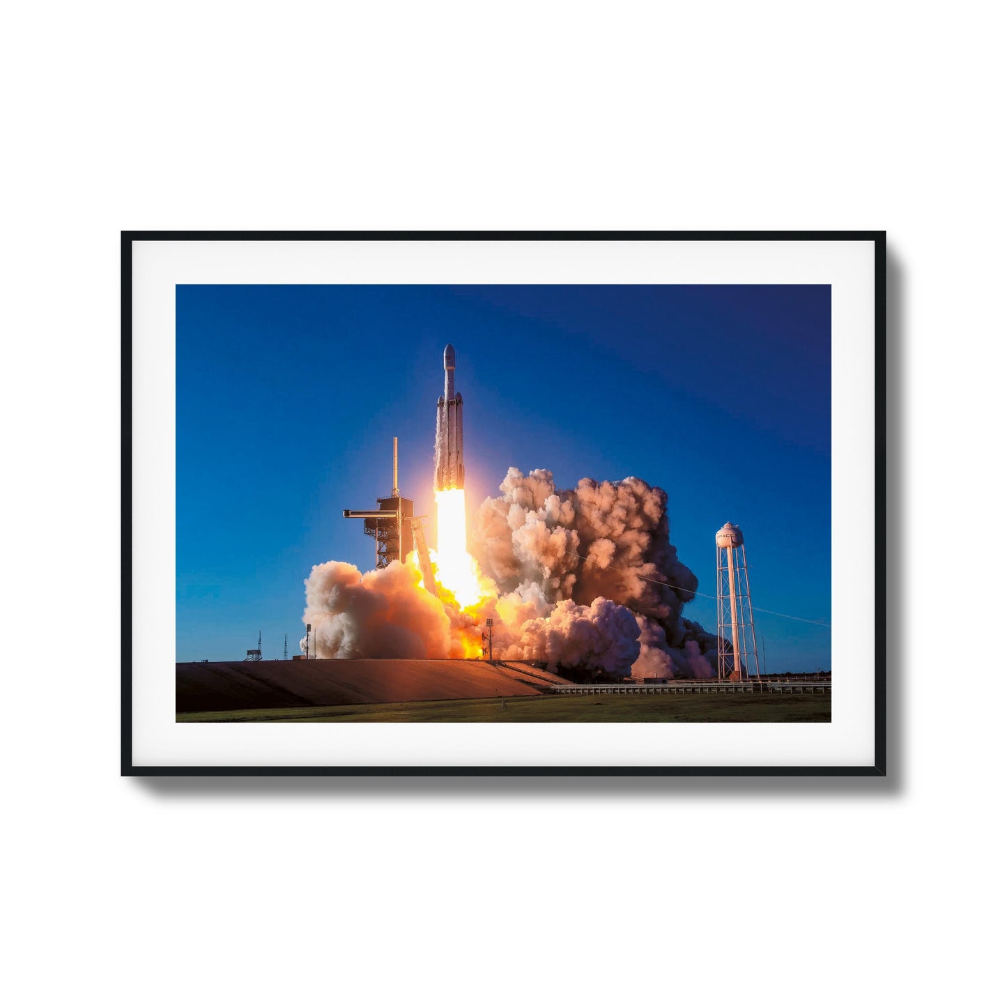SpaceX Rocket Launch Framed Art