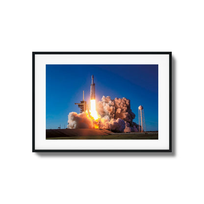 SpaceX Rocket Launch Framed Art