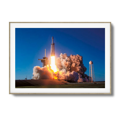 SpaceX Rocket Launch Framed Art