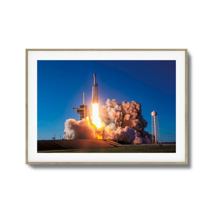 SpaceX Rocket Launch Framed Art