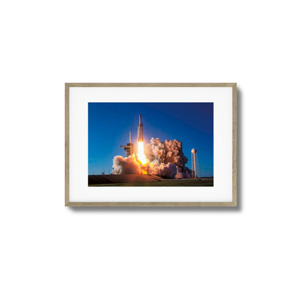 SpaceX Rocket Launch Framed Art