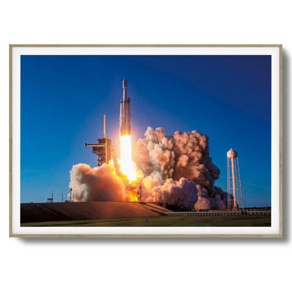 SpaceX Rocket Launch Framed Art