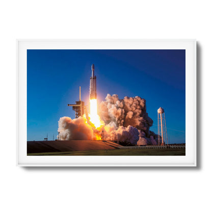 SpaceX Rocket Launch Framed Art