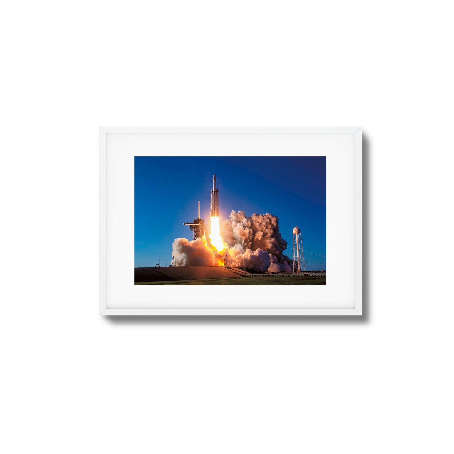 SpaceX Rocket Launch Framed Art