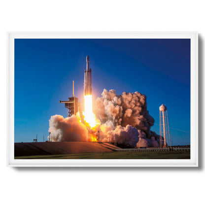 SpaceX Rocket Launch Framed Art
