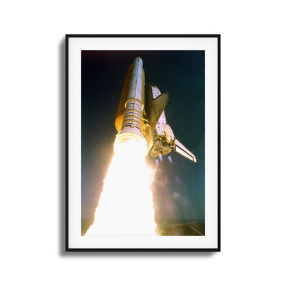 Space Shuttle Atlantis Liftoff Framed Art