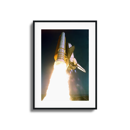 Space Shuttle Atlantis Liftoff Framed Art