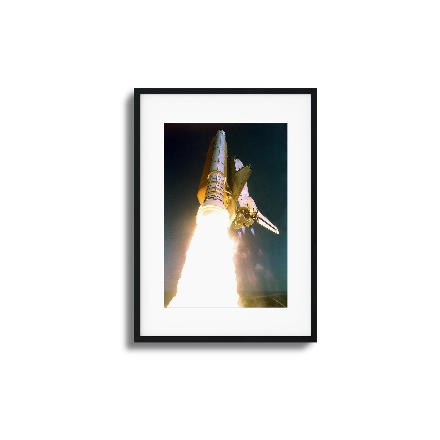 Space Shuttle Atlantis Liftoff Framed Art