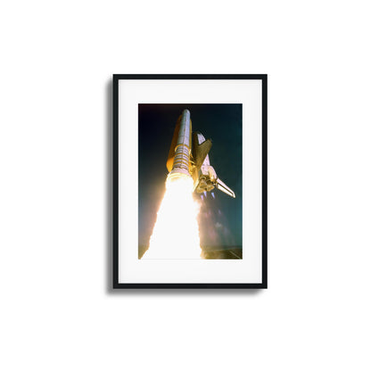 Space Shuttle Atlantis Liftoff Framed Art