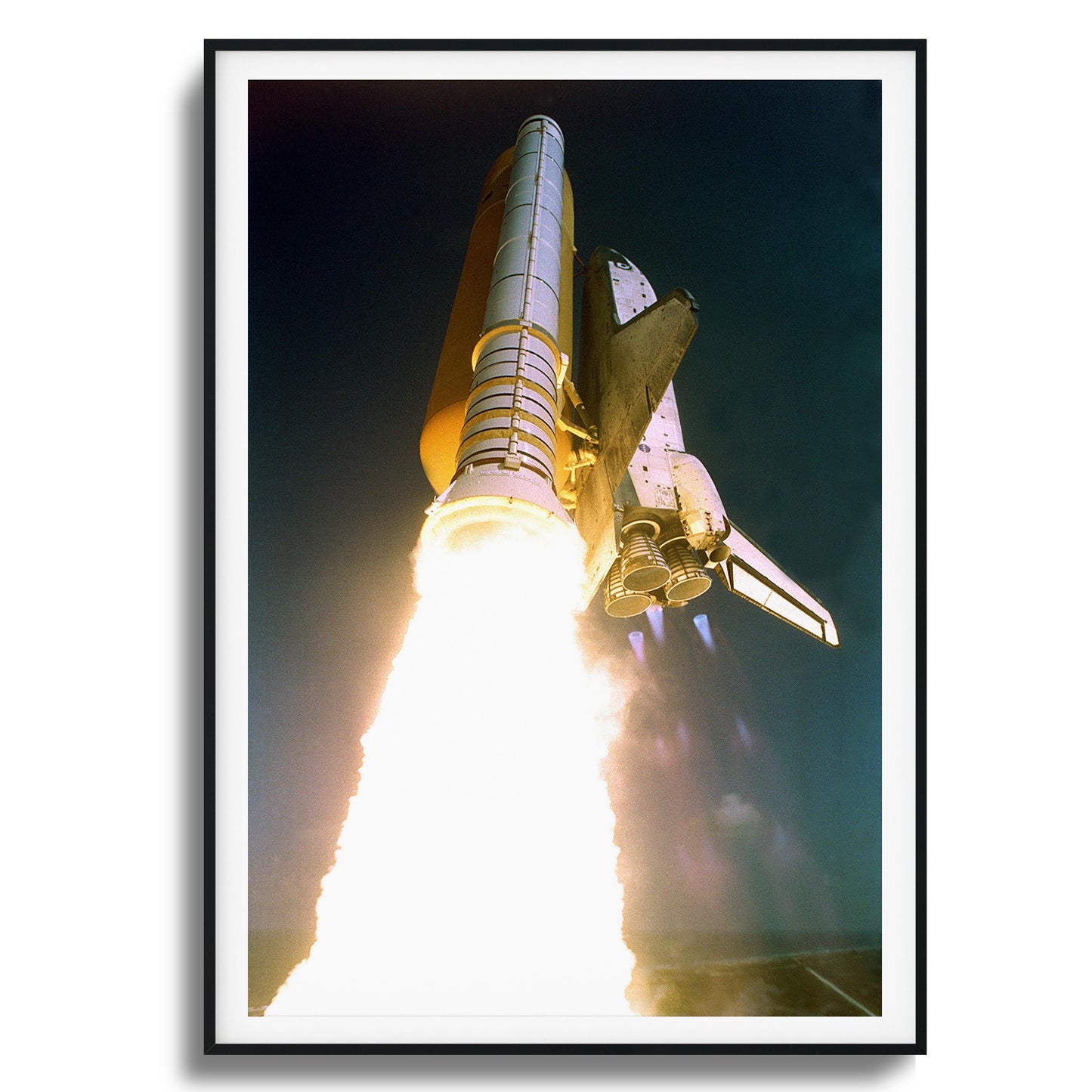 Space Shuttle Atlantis Liftoff Framed Art