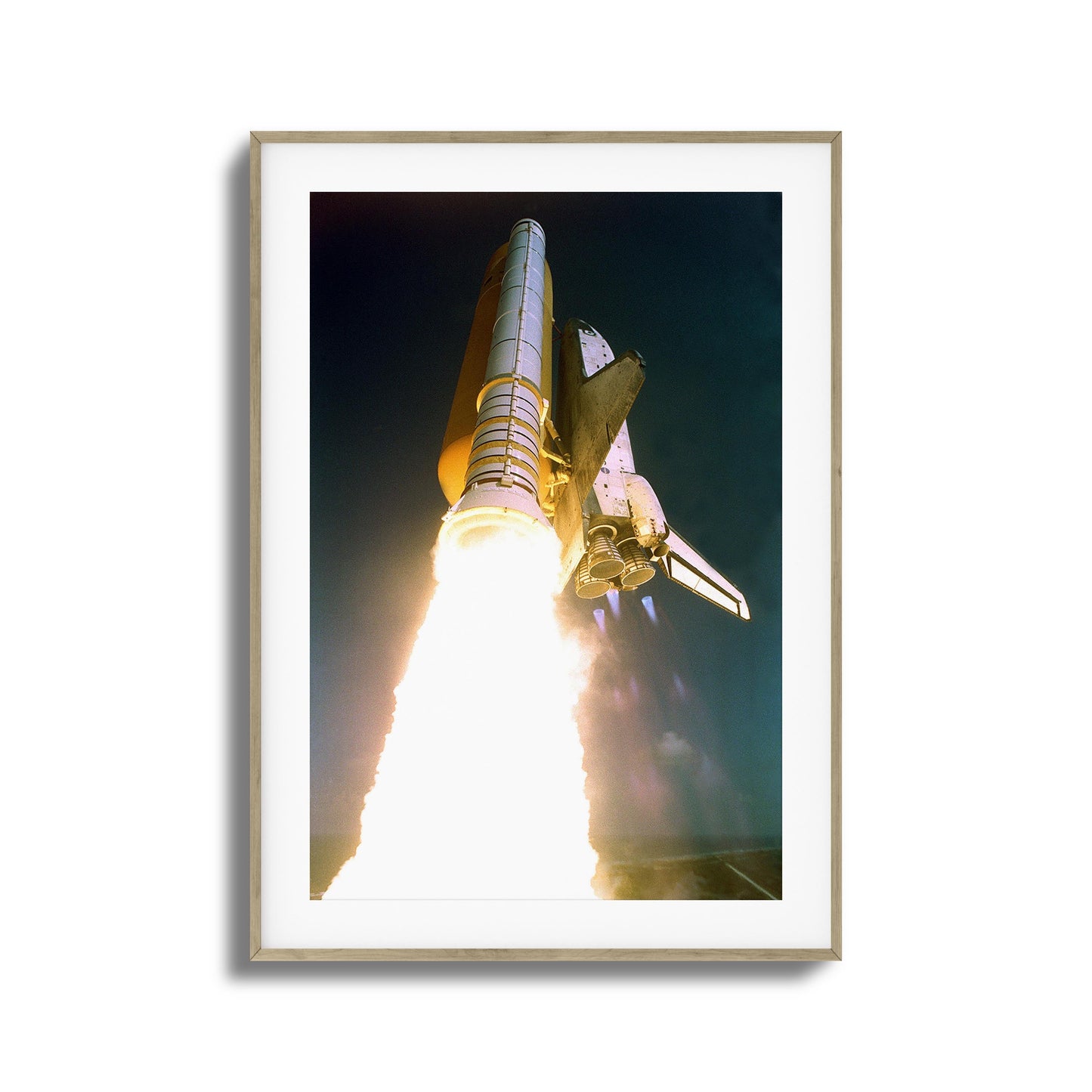 Space Shuttle Atlantis Liftoff Framed Art