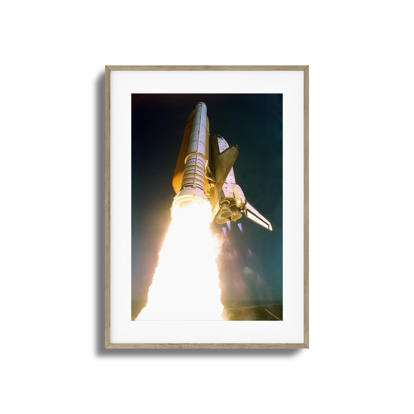 Space Shuttle Atlantis Liftoff Framed Art
