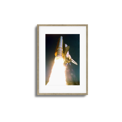 Space Shuttle Atlantis Liftoff Framed Art