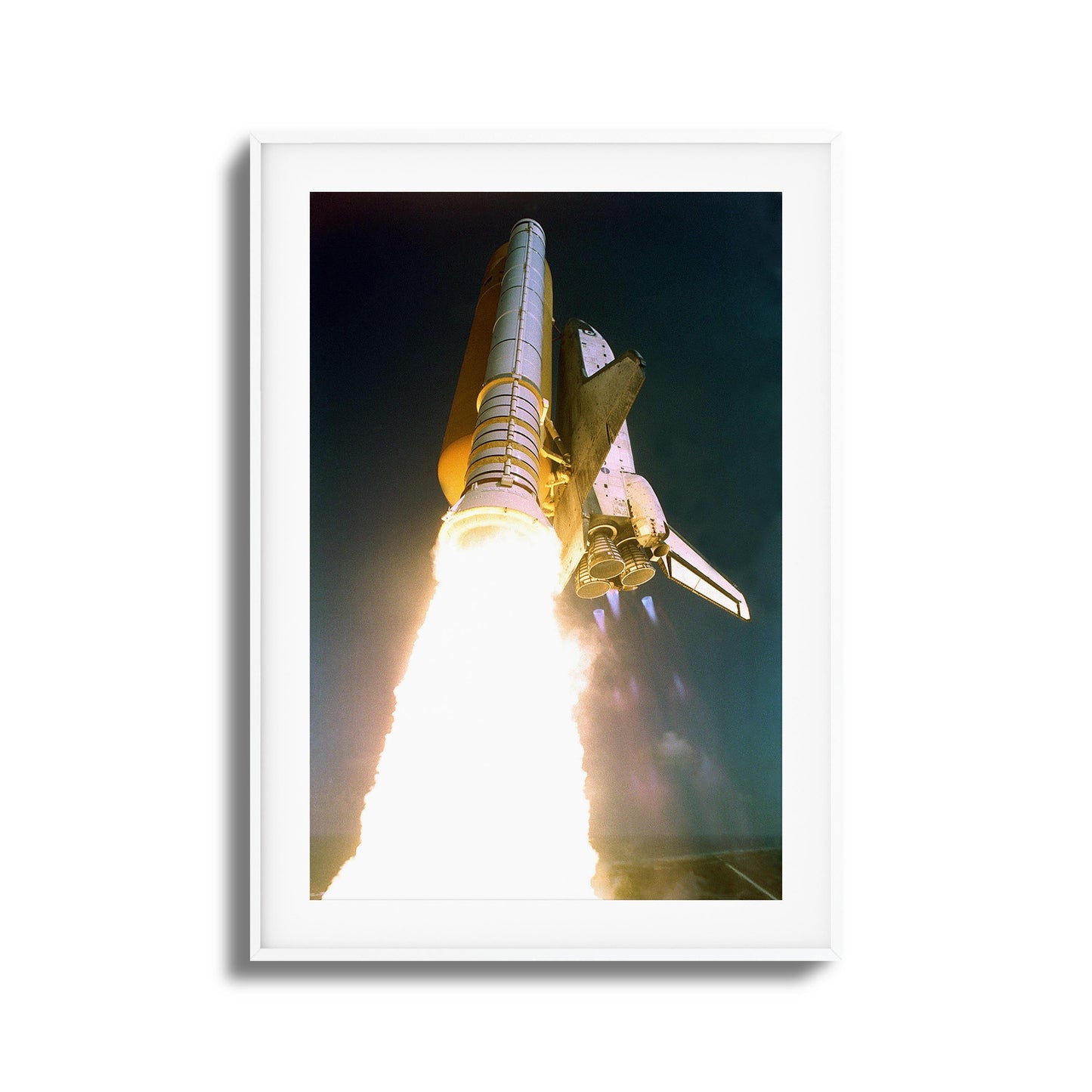 Space Shuttle Atlantis Liftoff Framed Art