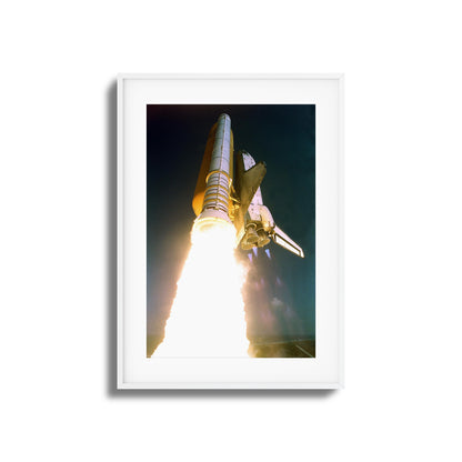 Space Shuttle Atlantis Liftoff Framed Art