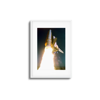 Space Shuttle Atlantis Liftoff Framed Art