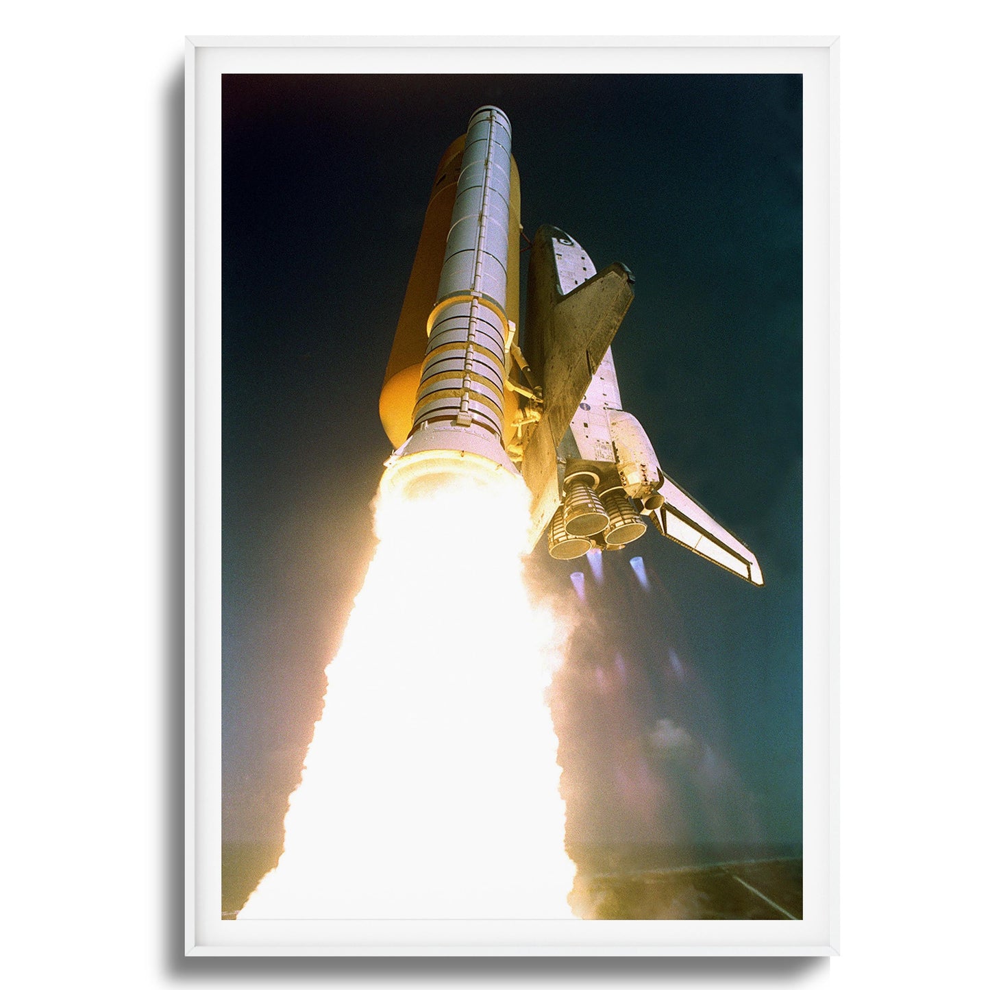 Space Shuttle Atlantis Liftoff Framed Art