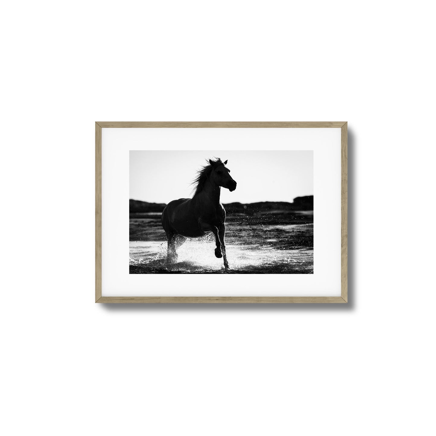 Splashing Stallion Framed Art