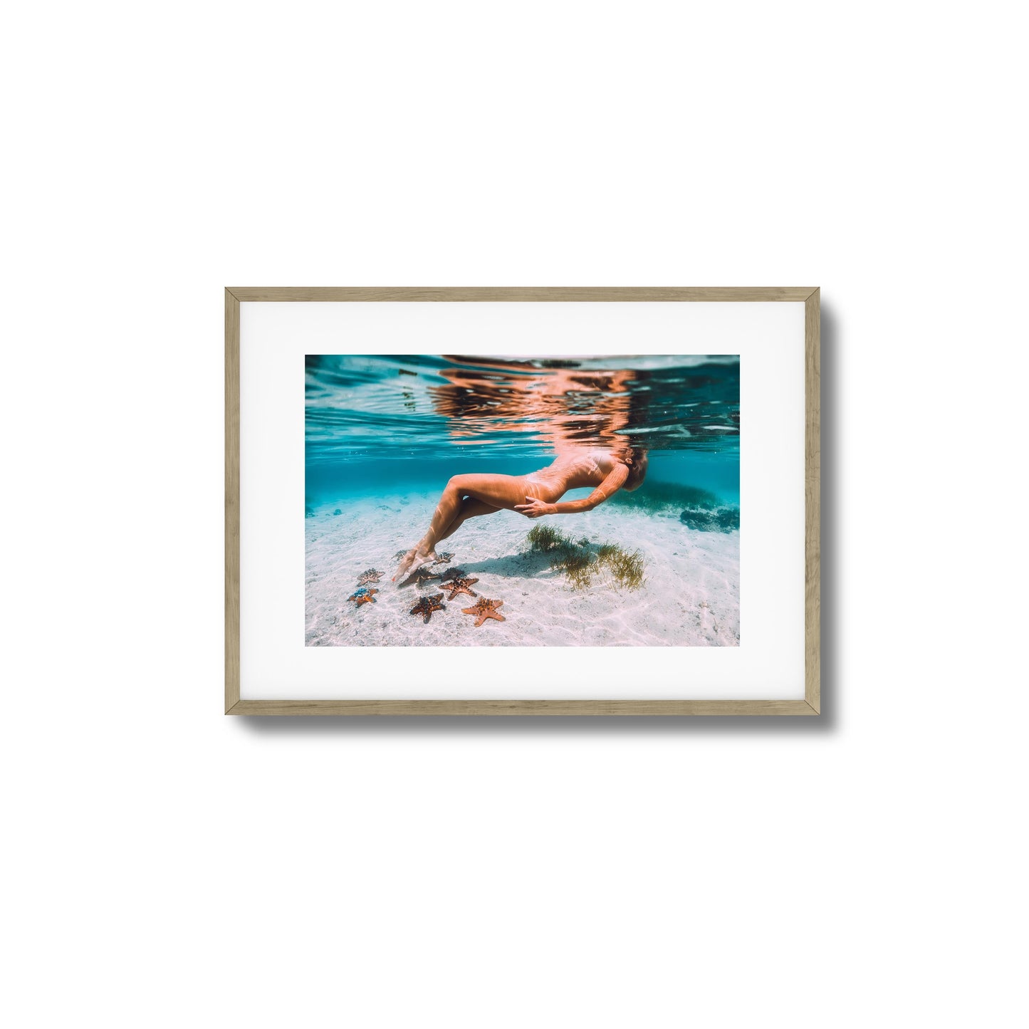 Starfish Drift Framed Art