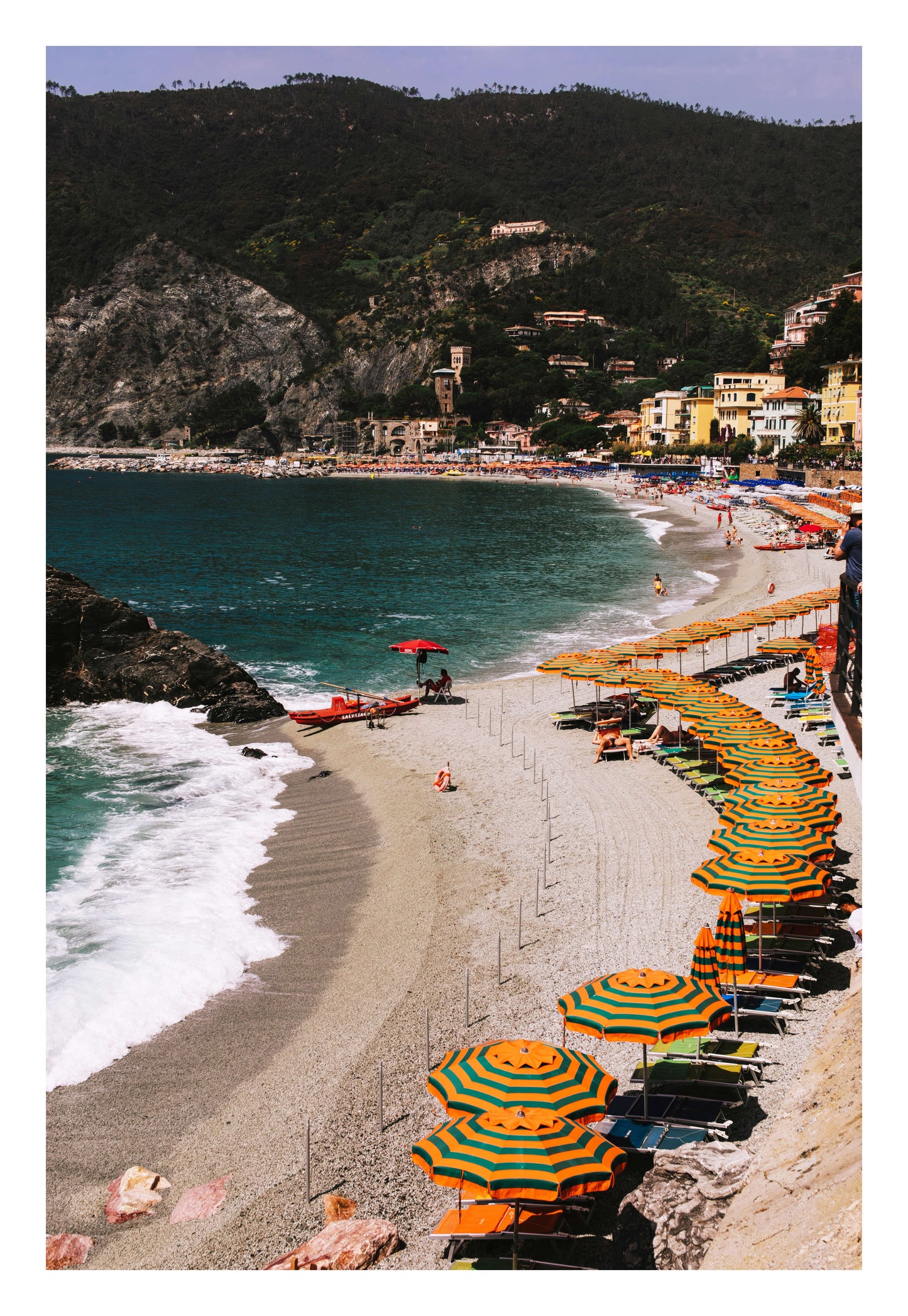 Sunlit Coast Framed Art