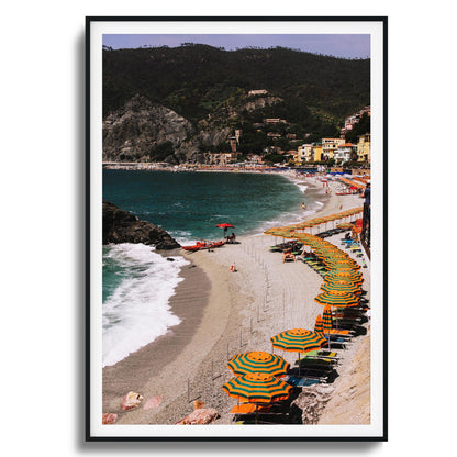 Sunlit Coast Framed Art
