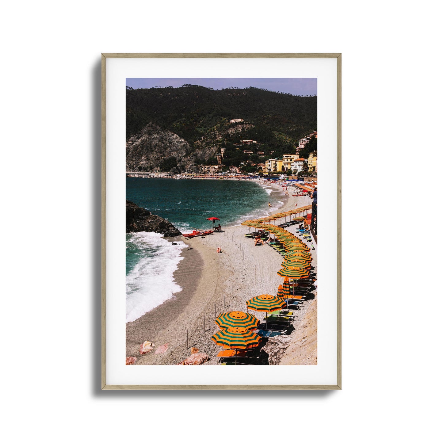 Sunlit Coast Framed Art