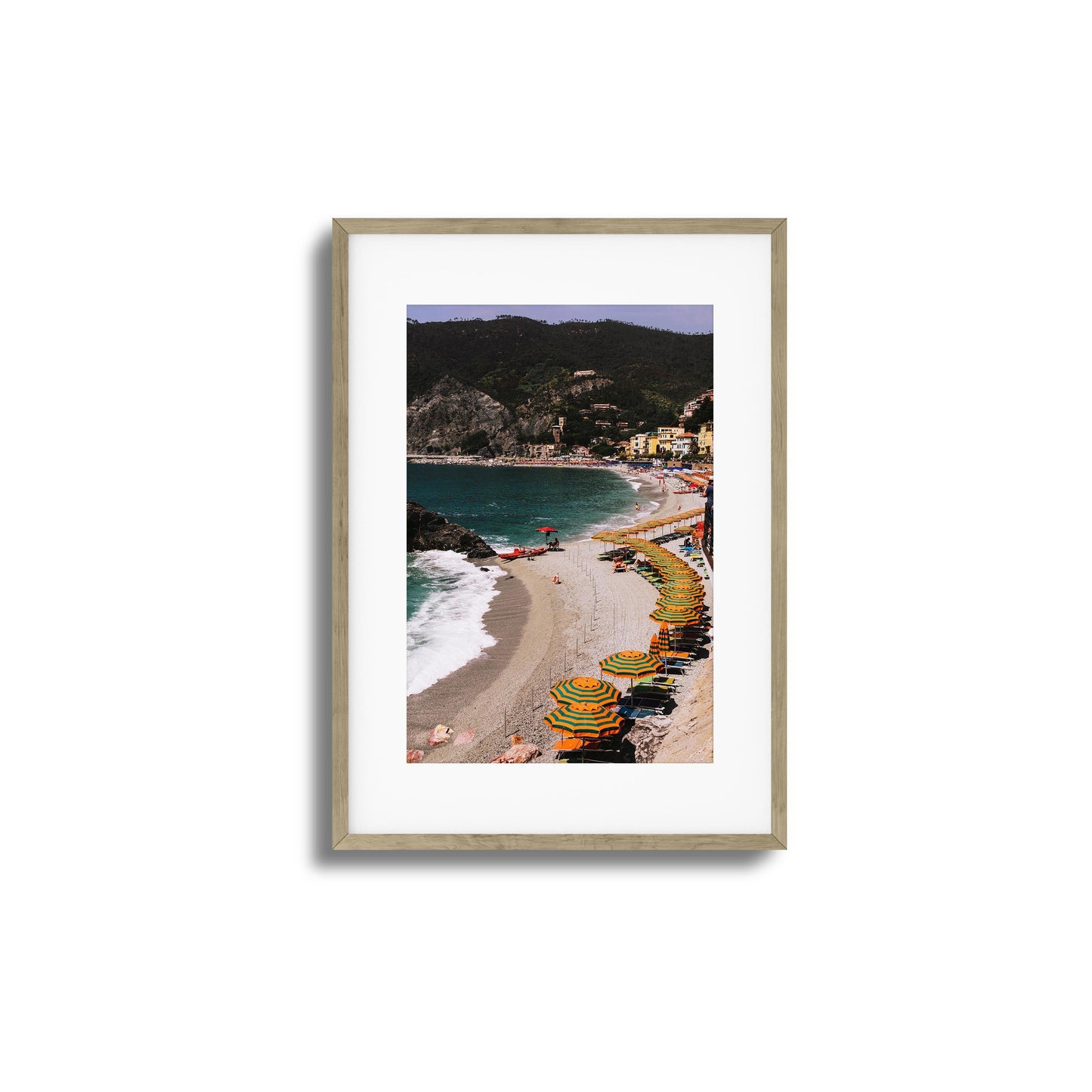 Sunlit Coast Framed Art