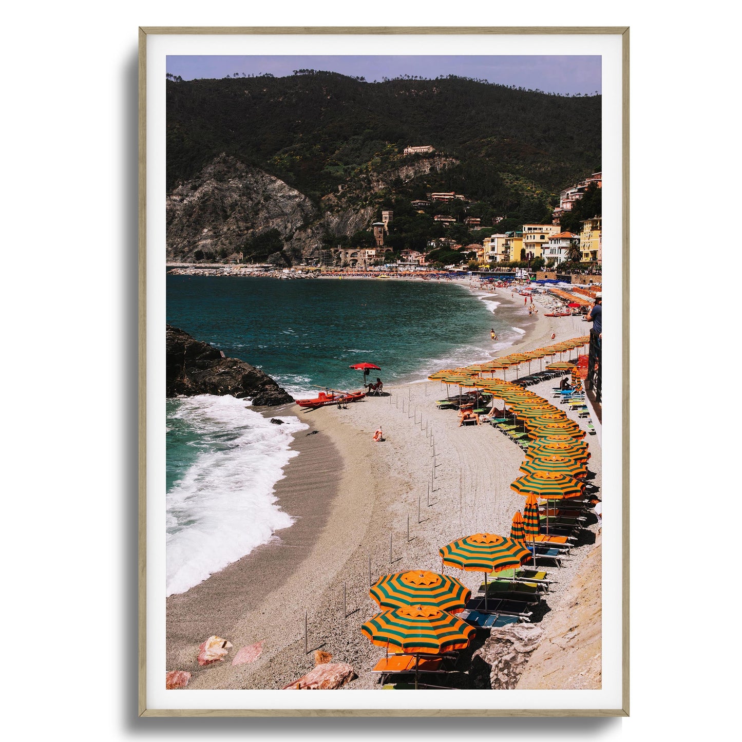Sunlit Coast Framed Art