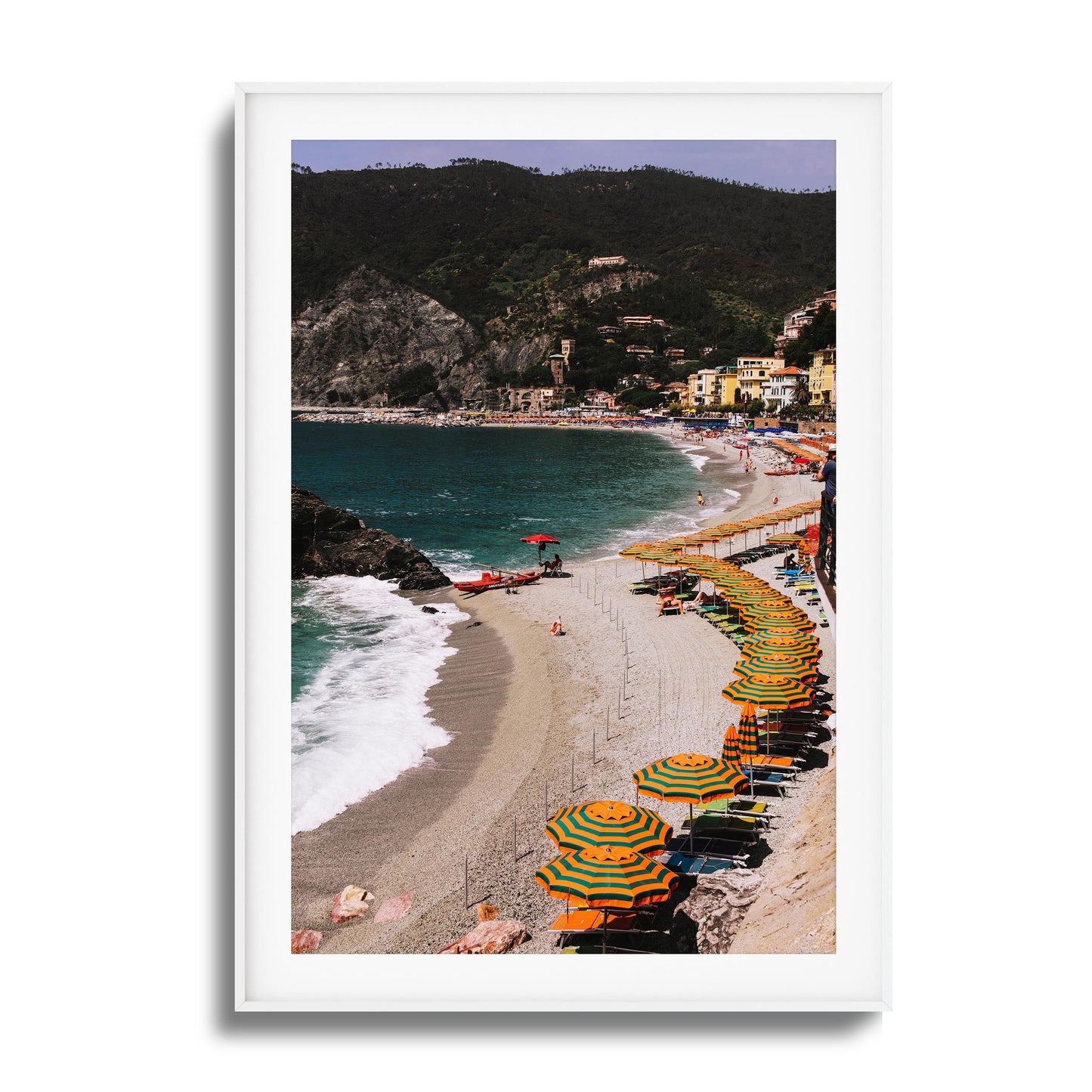 Sunlit Coast Framed Art