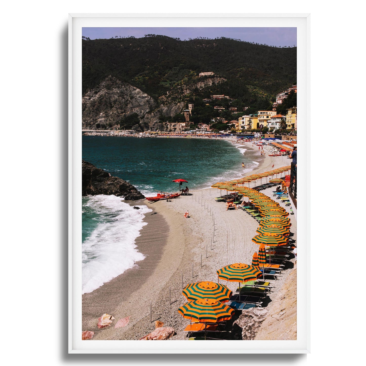 Sunlit Coast Framed Art