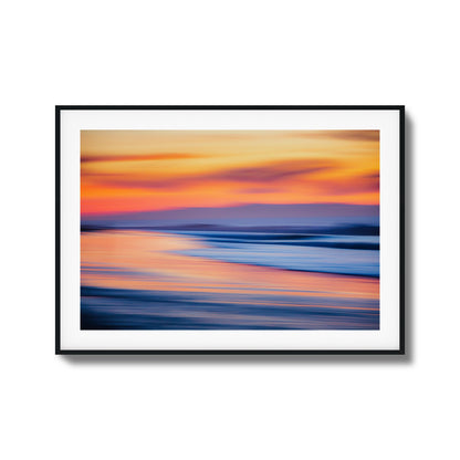 Sunset Blur Framed Art