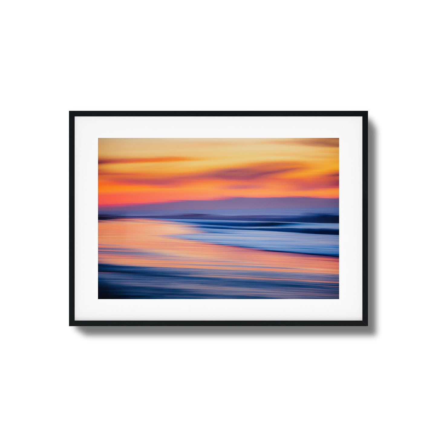 Sunset Blur Framed Art