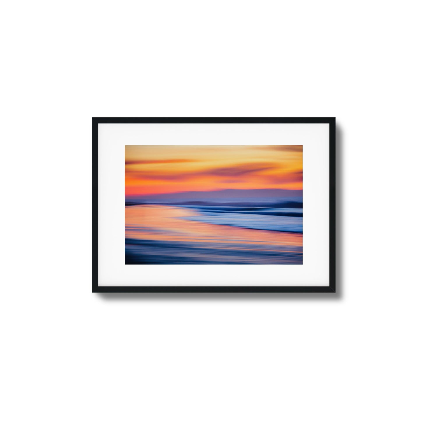 Sunset Blur Framed Art