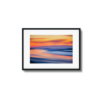 Sunset Blur Framed Art