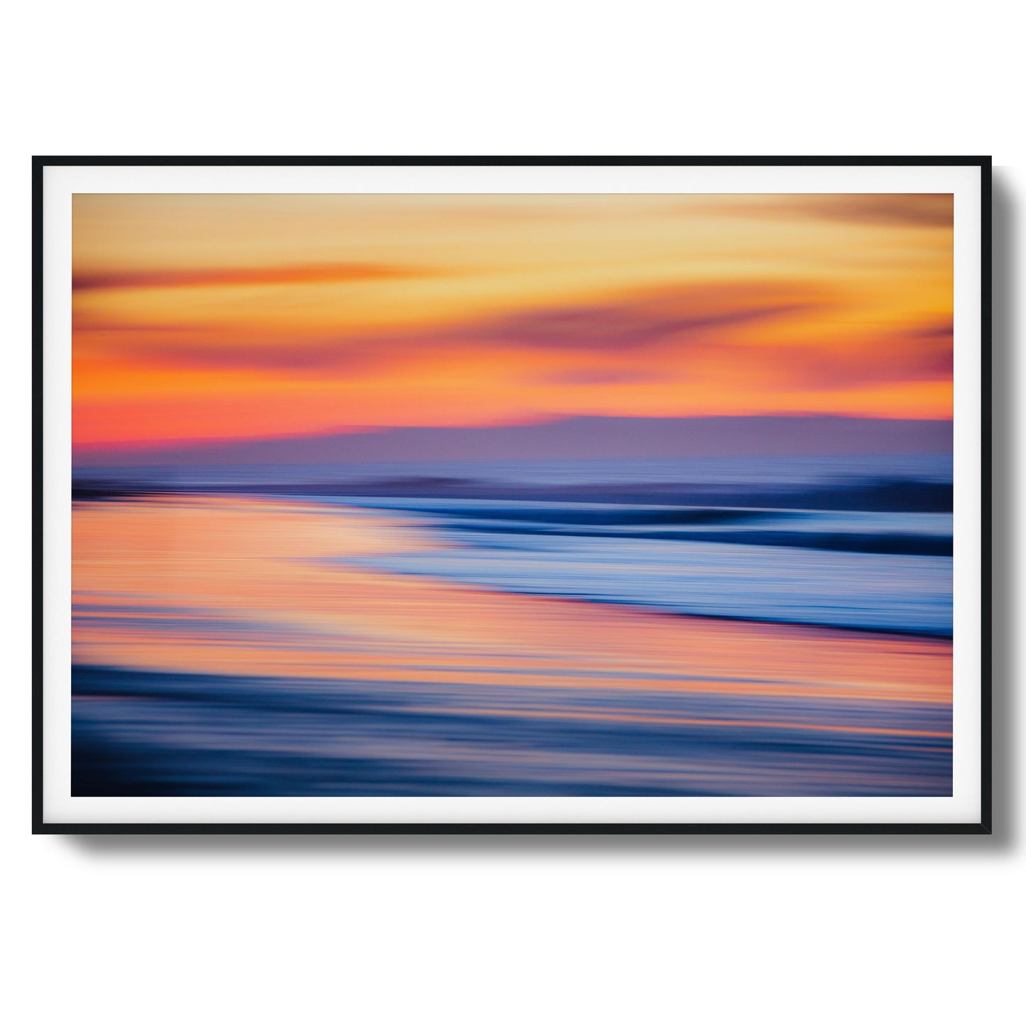 Sunset Blur Framed Art