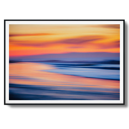 Sunset Blur Framed Art