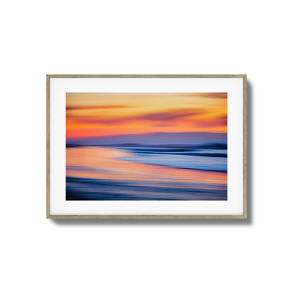 Sunset Blur Framed Art