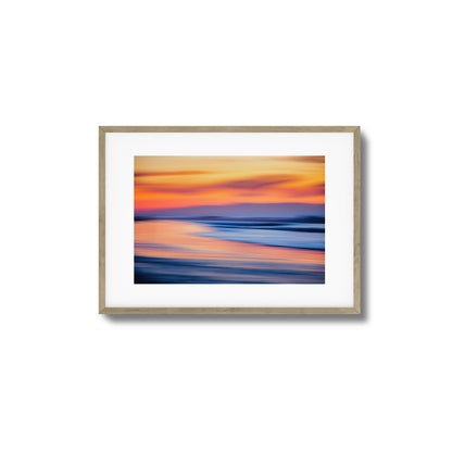 Sunset Blur Framed Art