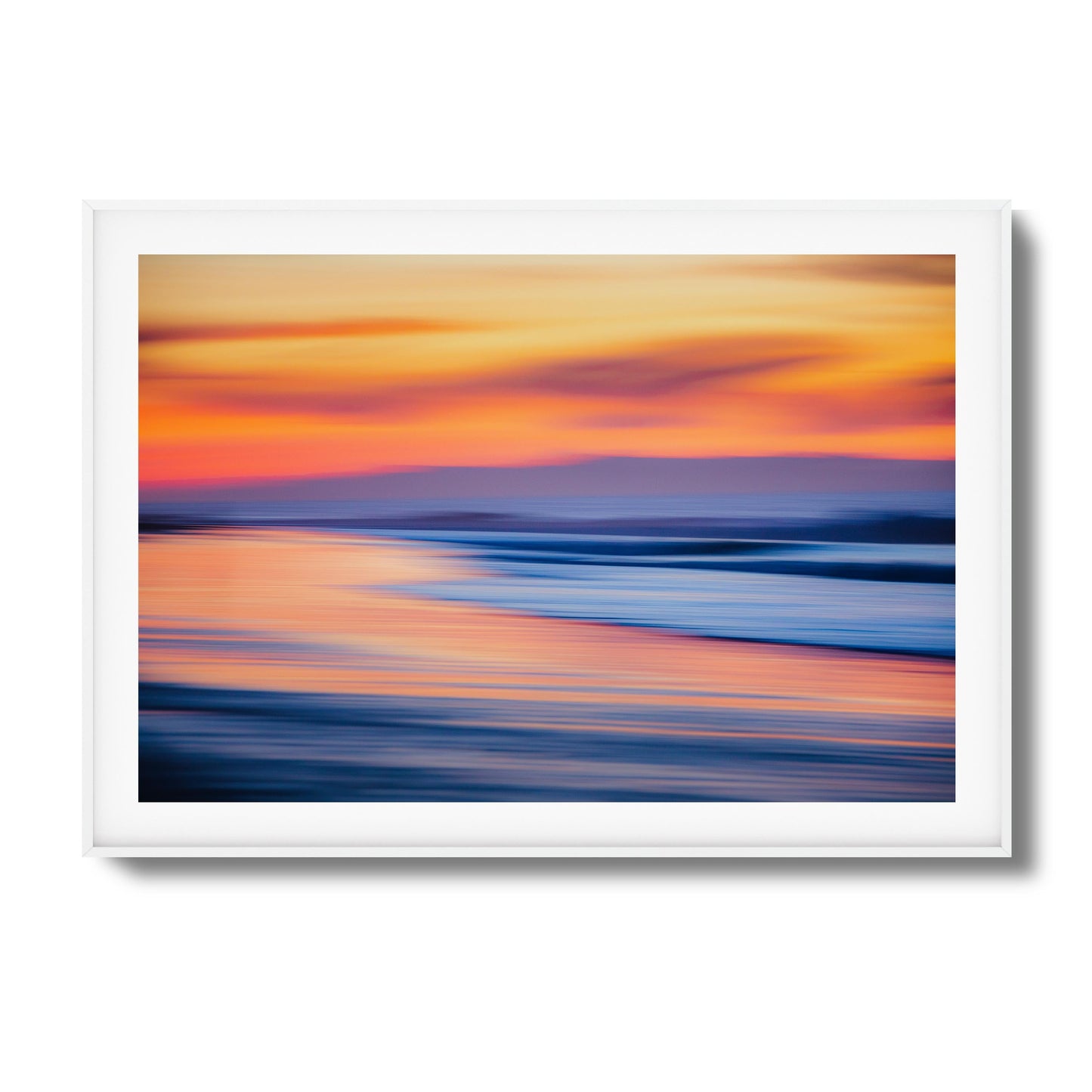Sunset Blur Framed Art