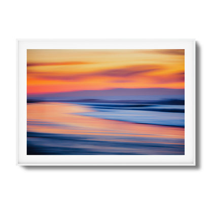 Sunset Blur Framed Art