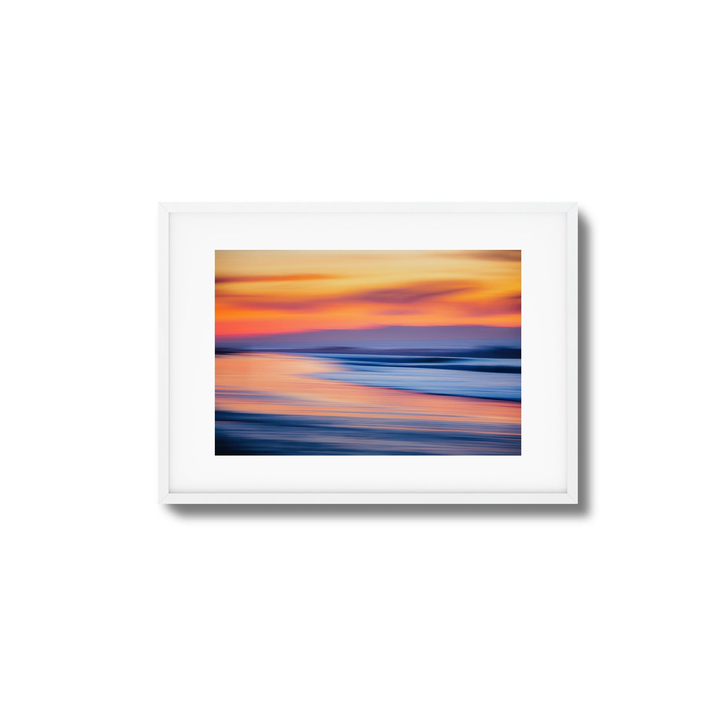 Sunset Blur Framed Art